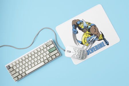 Wolverine - Printed animated creature Mousepads