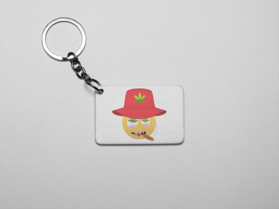 Thug Emoji- Emoji Printed Keychains For Emoji Lovers(Pack Of 2)
