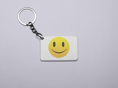 Faded Smile Emoji- Emoji Printed Keychains For Emoji Lovers(Pack Of 2)