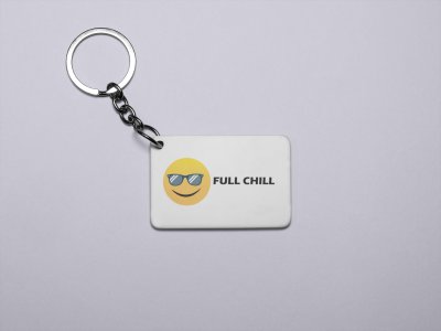 Full Chill Emoji- Emoji Printed Keychains For Emoji Lovers(Pack Of 2)