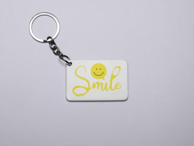 Smile Please Emoji- Emoji Printed Keychains For Emoji Lovers(Pack Of 2)