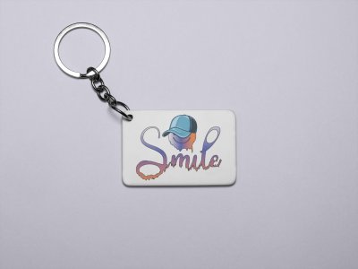 Scary Smile Emoji- Emoji Printed Keychains For Emoji Lovers(Pack Of 2)