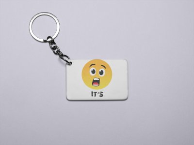 Strange Emoji- Emoji Printed Keychains For Emoji Lovers(Pack Of 2)