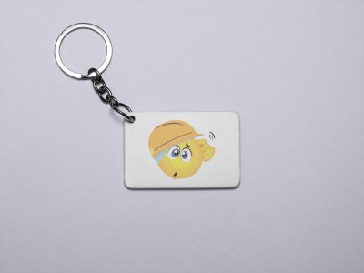 Engineer Emoji- Emoji Printed Keychains For Emoji Lovers(Pack Of 2)