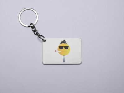 I Am The Boss Emoji- Emoji Printed Keychains For Emoji Lovers(Pack Of 2)
