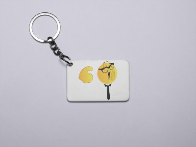Strong Man Emoji- Emoji Printed Keychains For Emoji Lovers(Pack Of 2)