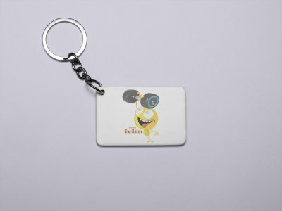 Gym Freck Emoji- Emoji Printed Keychains For Emoji Lovers(Pack Of 2)