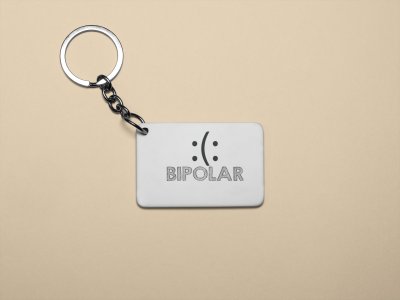 Bipolar- Printed Keychain