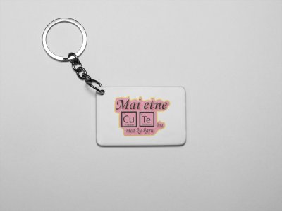 Main etne cute -Printed Keychains For Mathematics Lover(Pack of 2)