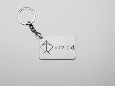 Kite -Printed Keychains For Mathematics Lover(Pack of 2)