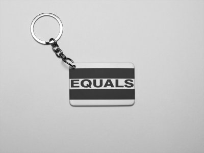 Equals-Printed Keychains For Mathematics Lover(Pack of 2)