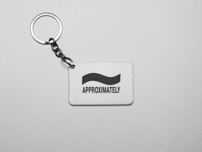Approximately-Printed Keychains For Mathematics Lover(Pack of 2)
