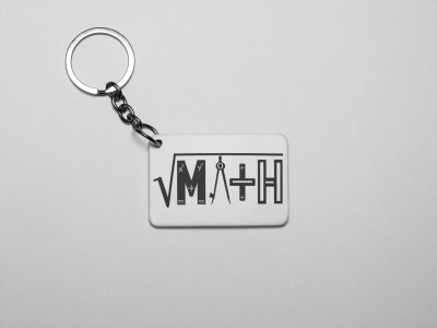 Rootover Math -Printed Keychains For Mathematics Lover(Pack of 2)