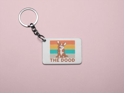 The dood -printed Keychains for pet lovers(Pack of 2)