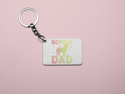 Boykin dad -printed Keychains for pet lovers(Pack of 2)