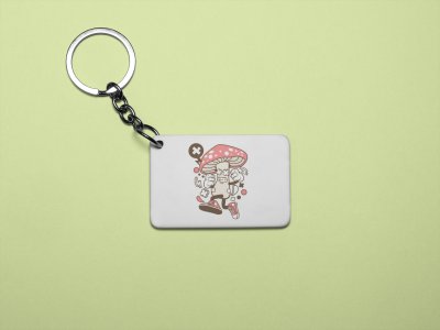 Mushroom - Printed animated creature Keychains For Animation Lovers(Pack of 2)