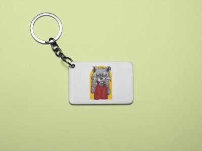 Tattoo fox - Printed animated creature Keychains For Animation Lovers(Pack of 2)