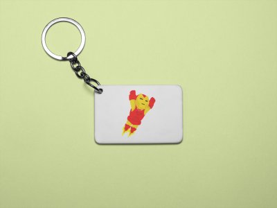 Iron man - Printed animated creature Keychains For Animation Lovers(Pack of 2)