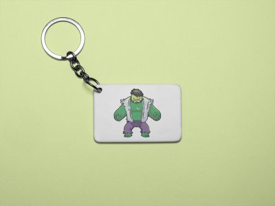 Hulk - Printed animated creature Keychains For Animation Lovers(Pack of 2)