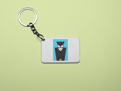 Cat woman - Printed animated creature Keychains For Animation Lovers(Pack of 2)