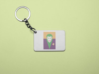 DC villain joker - Printed animated creature Keychains For Animation Lovers(Pack of 2)