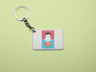 Superman - Printed animated creature Keychains For Animation Lovers(Pack of 2)