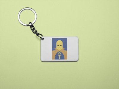 Doctor Fate - Printed animated creature Keychains For Animation Lovers(Pack of 2)