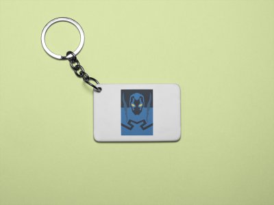 Blue Beetle - Printed animated creature Keychains For Animation Lovers(Pack of 2)