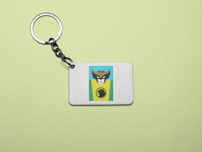 Hawkgirl - Printed animated creature Keychains For Animation Lovers(Pack of 2)