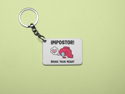 Imposter - Printed animated creature Keychains For Animation Lovers(Pack of 2)