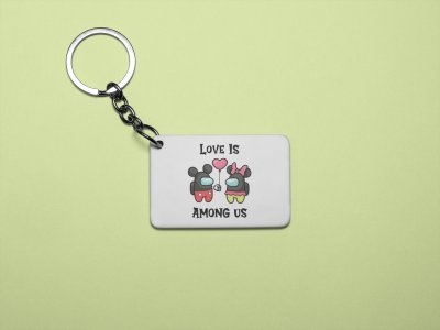 Love is among us, Balloon - Printed animated creature Keychains For Animation Lovers(Pack of 2)
