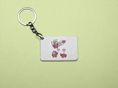 Love is among us, 3 balloons - Printed animated creature Keychains For Animation Lovers(Pack of 2)
