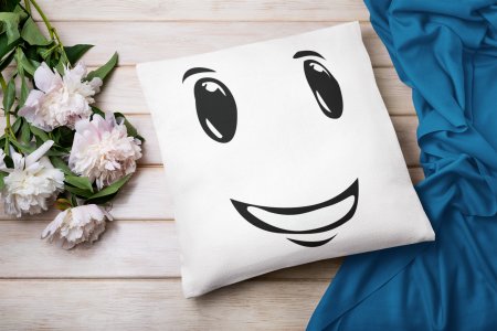 Without Nose Emoji - Emoji Printed Pillow Covers For Emoji Lovers(Pack Of Two)