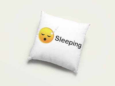 Sleeping Emoji - Emoji Printed Pillow Covers For Emoji Lovers(Pack Of Two)