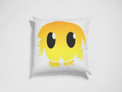 Dissappearing Emoji - Emoji Printed Pillow Covers For Emoji Lovers(Pack Of Two)
