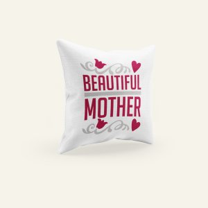 Beautiful mother- Printed Pillow Covers (Pack Of Two)