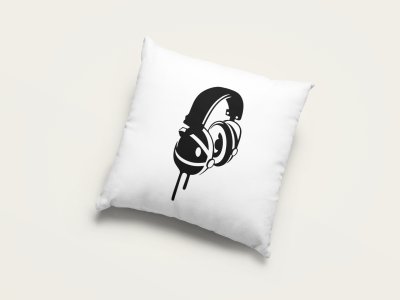 Headphones - Special Printed Pillow Covers For Music Lovers(Combo Set of 2)