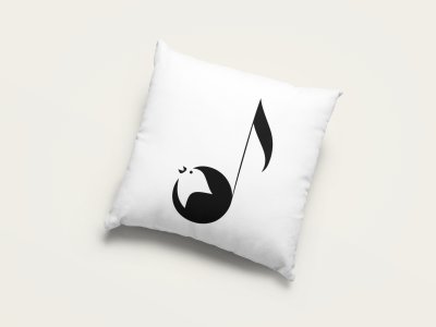 Music Notes - Special Printed Pillow Covers For Music Lovers(Combo Set of 2)