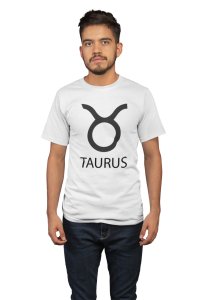 Taurus (White T) - Printed Zodiac Sign Tshirts - Made especially for astrology lovers people