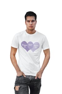 Gemini, Aquarius, Intellectual couple (White T) - Printed Zodiac Sign Tshirts - Made especially for astrology lovers people
