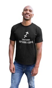 Sagittarius Deep feeling and creative - Printed Zodiac Sign Tshirts - Made especially for astrology lovers people