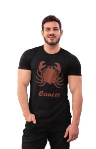 Cancer, crab symbol - Printed Zodiac Sign Tshirts - Made especially for astrology lovers people
