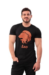 Leo, lion face - Printed Zodiac Sign Tshirts - Made especially for astrology lovers people