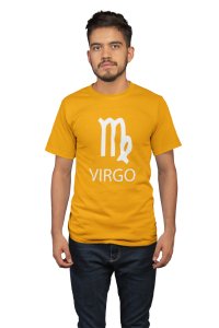 Virgo (Yellow T) - Printed Zodiac Sign Tshirts - Made especially for astrology lovers people