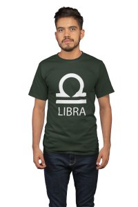 Libra (Green T) - Printed Zodiac Sign Tshirts - Made especially for astrology lovers people