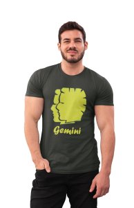 Gemini (BG Green) (Green T) - Printed Zodiac Sign Tshirts - Made especially for astrology lovers people