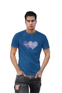 Aries, Capricon, Strong couple(Blue T) - Printed Zodiac Sign Tshirts - Made especially for astrology lovers people