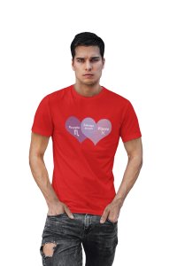 Scorpio, Pisces, Intense couple (Red T) - Printed Zodiac Sign Tshirts - Made especially for astrology lovers people