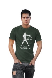 Libra Sep 23-Oct 23 (Green T) - Printed Zodiac Sign Tshirts - Made especially for astrology lovers people