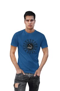 Taurus, Mandala picture(Blue T) - Printed Zodiac Sign Tshirts - Made especially for astrology lovers people